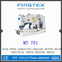 High Speed Lockstitch Straight Button Holing Industrial Sewing Machine (781)